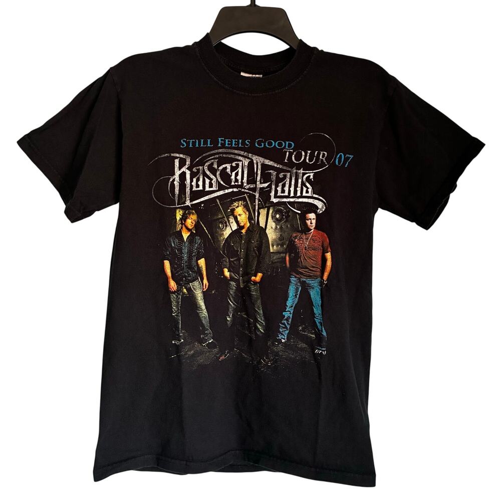Rascal Flatts Still Feels Good Tour 2007 T-Shirt Black Concert Tee Size Small